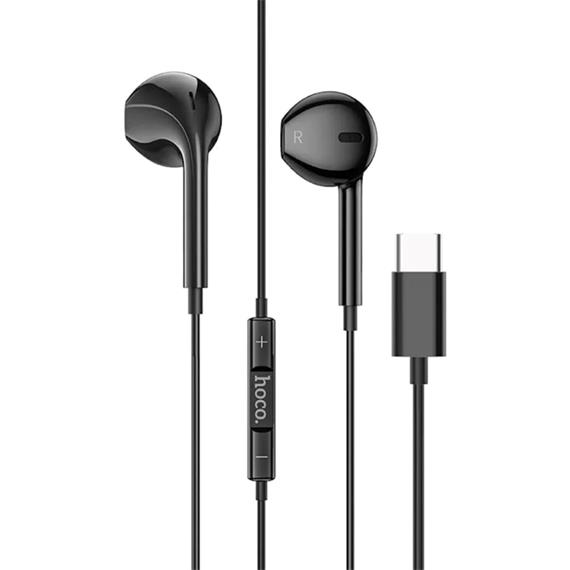 Hoco M101 Pro Auricular con Micrófono y Conexión USB-C Negro