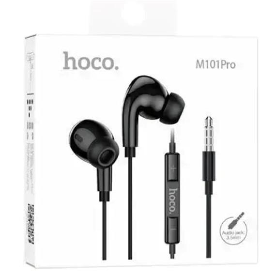 Hoco M101 Auricular jack 3.5mm con Micrófono Negro