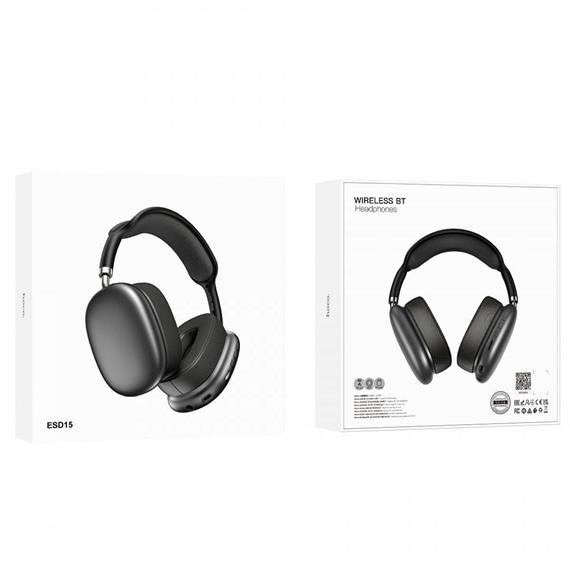 Hoco ESD15 Auricular Bluetooth con Ranura MicroSD Space Gray