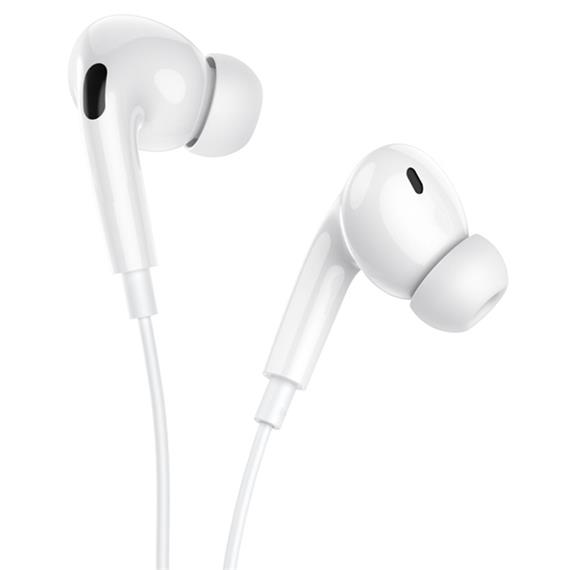 Hoco M101 Pro Auricular con Micrófono y Conexión USB-C Blanco