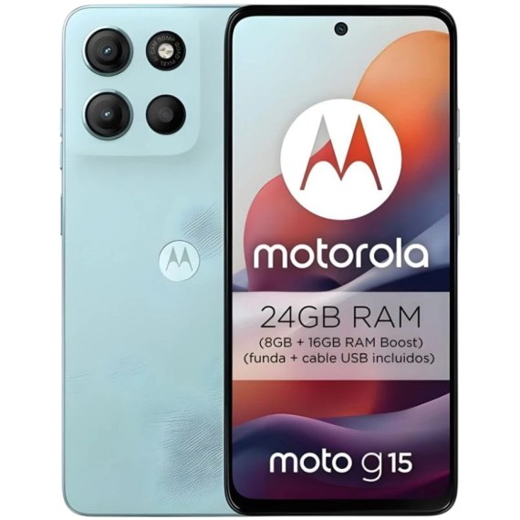 Motorola Moto G15 6.72" 8GB 512GB 50Mpx Glacier Blue