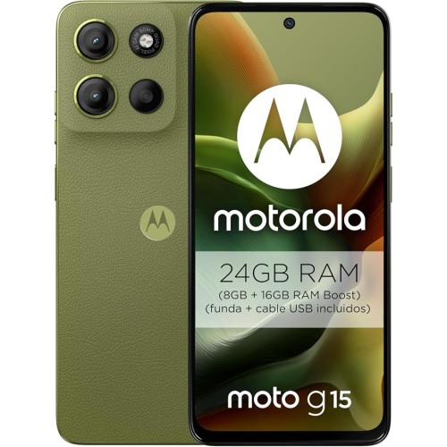 Motorola Moto G15 6.72" 8GB 512GB 50Mpx Iguana Green