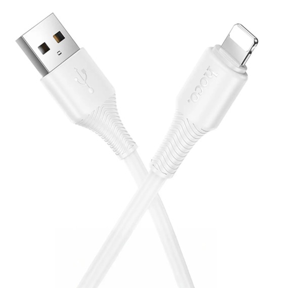 Cable USB-A a Lightning Hoco X120 1 Metro Blanco