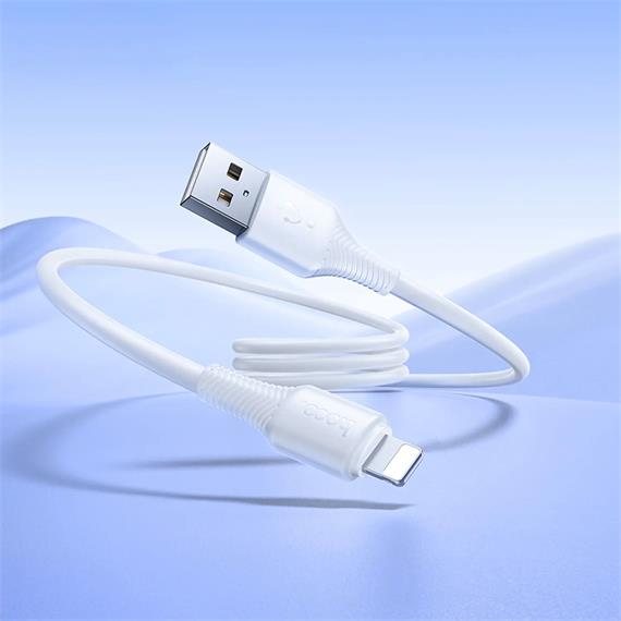 Cable USB-A a Lightning Hoco X120 1 Metro Blanco