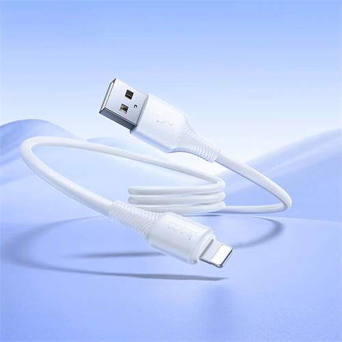 Cable USB-A a Lightning Hoco X120 1 Metro Blanco