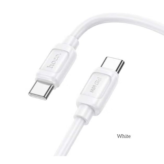 Cable USB-C a USB-C Hoco X115 60W 1 Metro Blanco