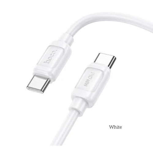 Cable USB-C a USB-C Hoco X115 60W 1 Metro Blanco