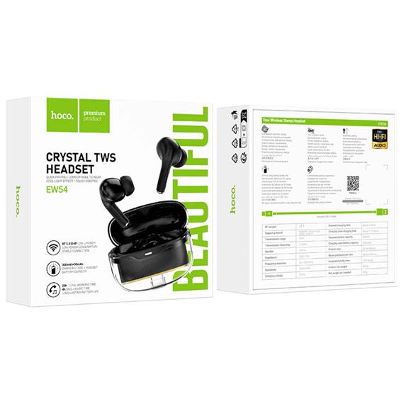 Hoco EW54 Auriculares Bluetooth True Wireless Negro
