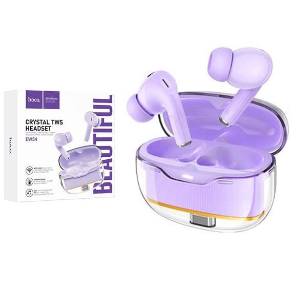 Hoco EW54 Auriculares Bluetooth True Wireless Púrpura