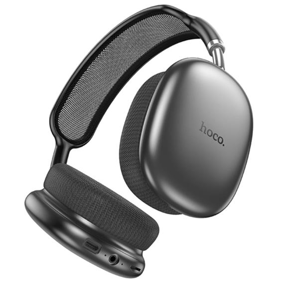 Hoco W55 Auriculares Bluetooth con Lector Micro SD Gris Espacial