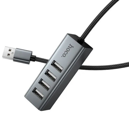 Adaptador USB Hoco HB1A Hub USB a 3x USB 2.0