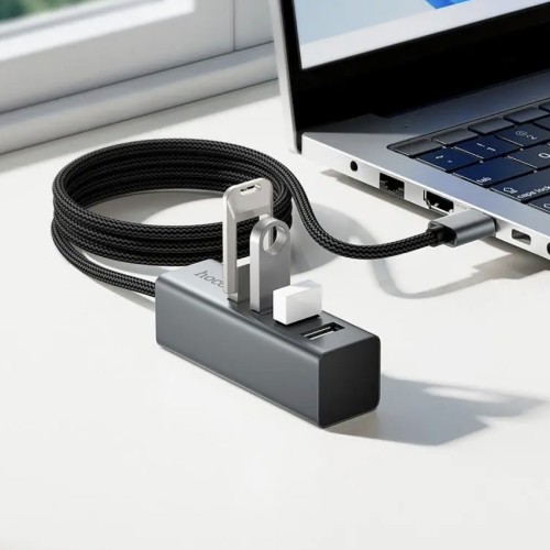 Adaptador USB Hoco HB1A Hub USB a 3x USB 2.0