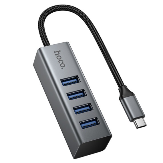 Adaptador USB-C Hoco HB1C USB-C a 4x USB 3.0