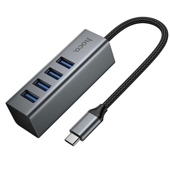 Adaptador USB-C Hoco HB1C USB-C a 4x USB 3.0