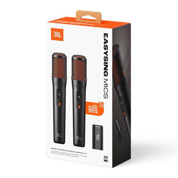 JBL Easysing Mics Micrófono Inalámbrico con Eliminación de voces por IA