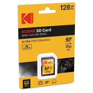 Memoria SDXC 128GB UHS-I U3 V30 Kodak