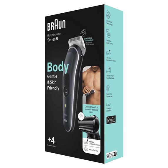 Braun BG5360 Recortadora Corporal Wet & Dry 4 en 1