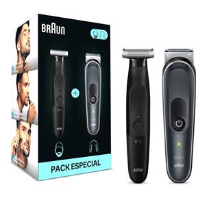 Braun BG5360 y XT3100 Pack Especial de Recortadora y Afeitadora