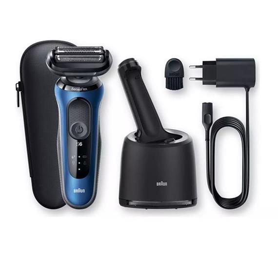 Braun 60-B7000CC Afeitadora Series 6 SensoFlex con Base Smart Care