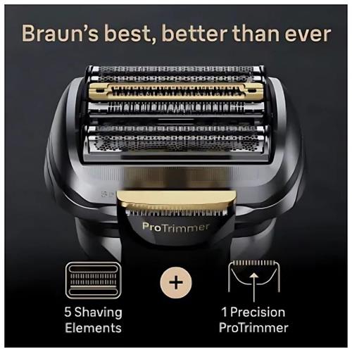 Braun 9-9565CC Afeitadora Series 9 Cabezal 360º Wet & Dry Centro Smart Care