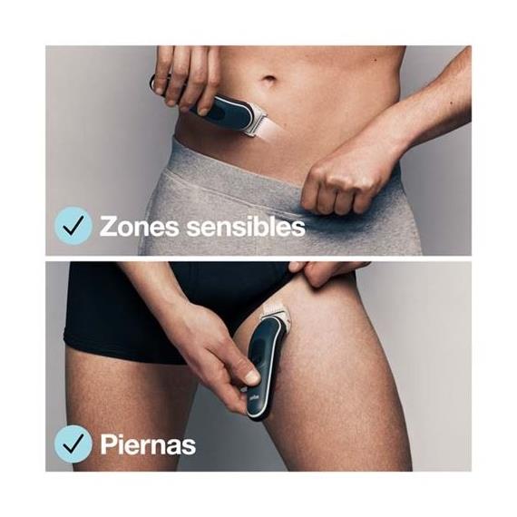 Braun BG5340 Recortadora Corporal Recargable SkinShield