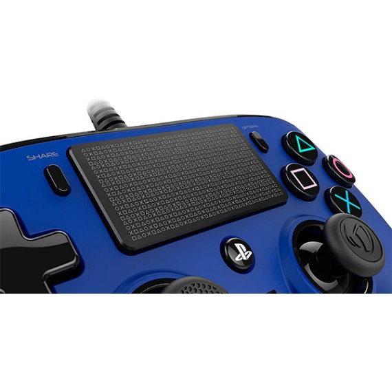 Nacon Mando Oficial Playstation PS4 Compact Azul  (PS4OFCPADBLUE)