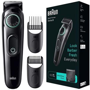 Braun BT3411 Recortadora de Barba Recargable con 40 Tamaños