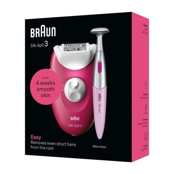 Braun SE3-202 Depiladora Silk-épil Serie 3 Con Cable SmartLight