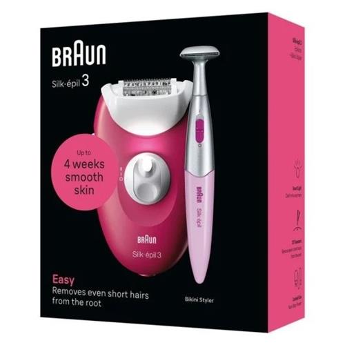 Braun SE3-202 Depiladora Silk-épil Serie 3 Con Cable SmartLight