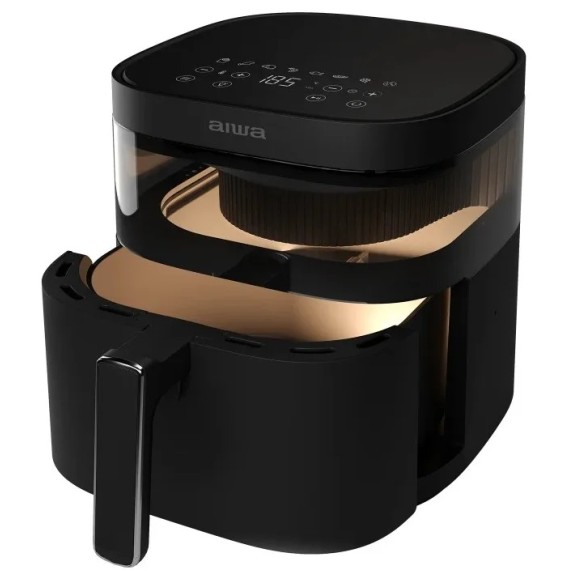 Aiwa AFR-6000 Freidora de Aire 1700W 6L Negra
