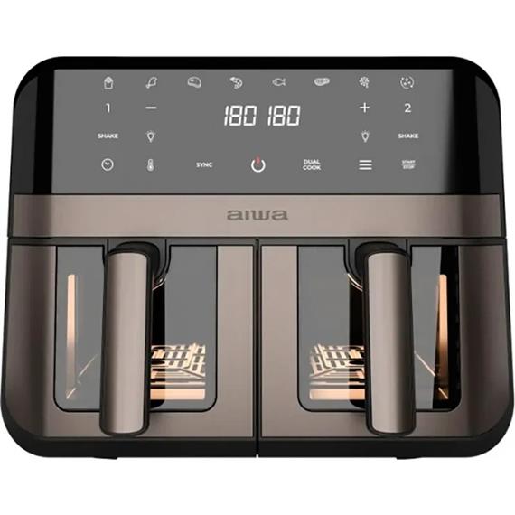 Aiwa AFR-9000 Freidora de Aire 2400W 9L Negra