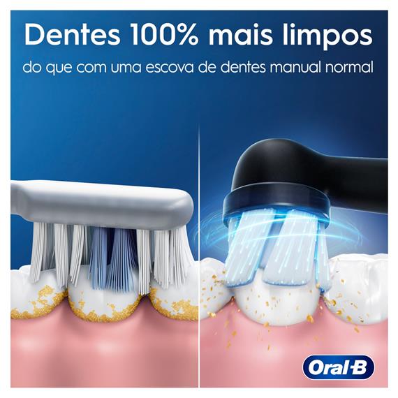 Braun Oral-B Cepillo de Dientes IO2 con Estuche de Viaje Negro (IOS2.1B9.2K)