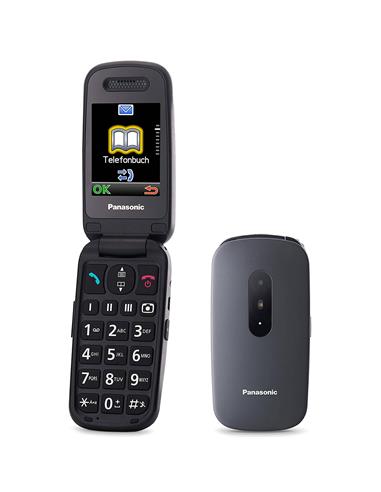 Panasonic KX-TU446 Teléfono para mayores con botón SOS Gris