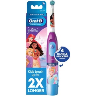 Braun Oral-B Cepillo de Dientes Infantil a Pilas Princesas Disney (DB5.510.1K)