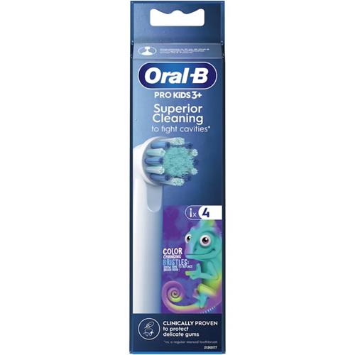 Braun Oral-B Cabezales de Recambio Kids Chameleon Pack 4 Unidades (EB10S-4)
