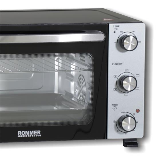 Rommer H28TL Horno C/Grill 1500w Negro/ Inox