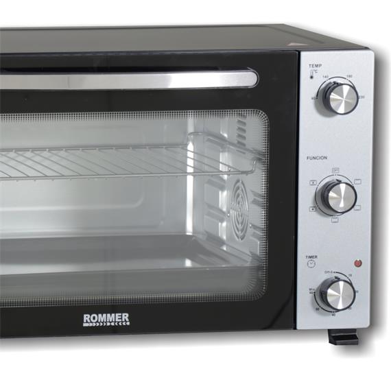 Rommer H48TL Horno C/Grill 48L 1800w Negro/ Inox