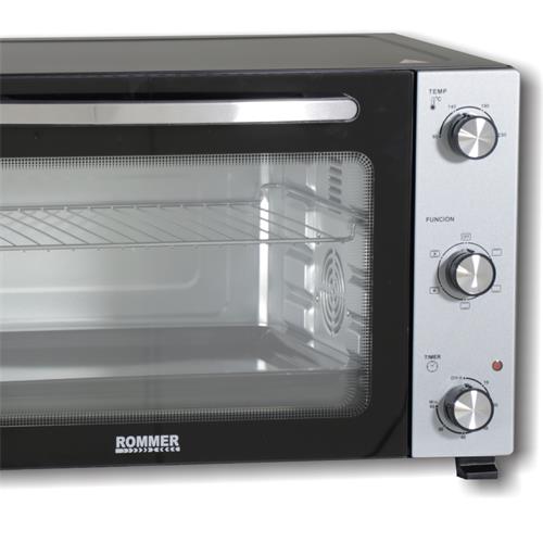 Rommer H48TL Horno C/Grill 48L 1800w Negro/ Inox