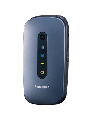 Panasonic KX-TU456 2.4" Teléfono para Mayores Azul Metal