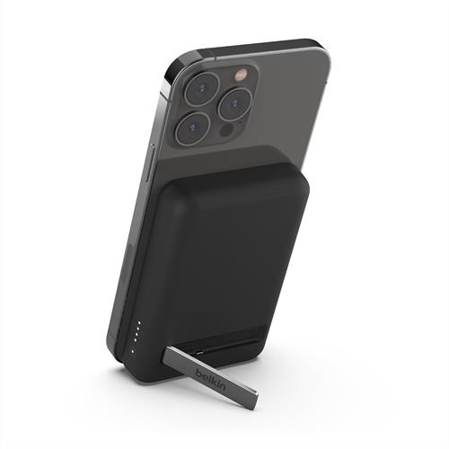 Powerbank 5.000mAh Belkin Qi2 15W Magsafe con Soporte Negro (BPD006BTBK)