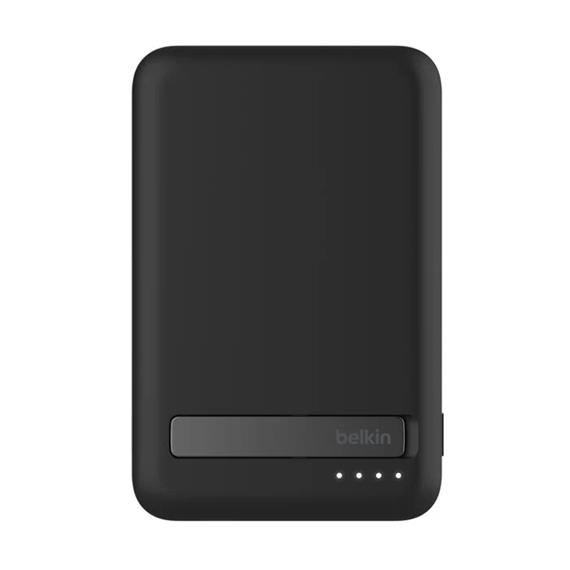 Powerbank 5.000mAh Belkin Qi2 15W Magsafe con Soporte Negro (BPD006BTBK)