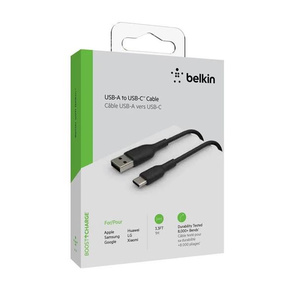 Belkin Cable USB-A To USB-C 1 metro Boost Charge Negro (CAB001BT1MBK)
