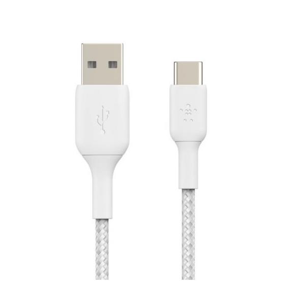 Belkin Cable USB-A To USB-C 1 Metro Boost Charge Blanco (CAB001BT1MWH)
