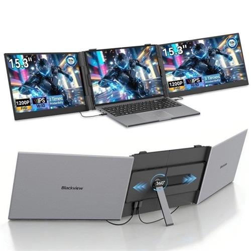 Blackview DCM 8 Pro Monitor Portátil Doble con 15.3" FHD 60Hz y USB-C