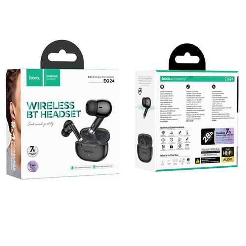 Hoco EQ24 Auricular Bluetooth True Wireless Negro