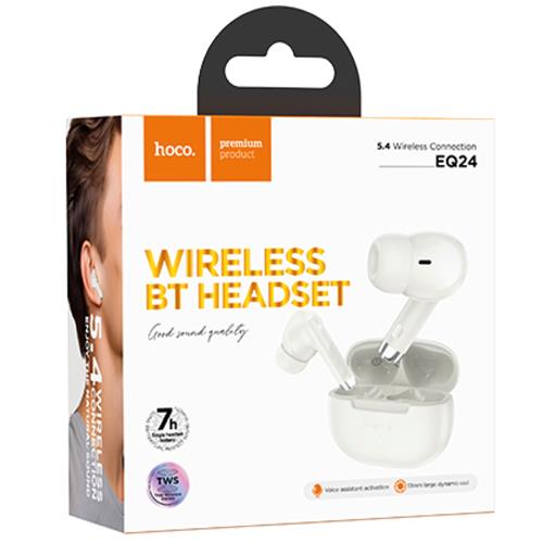 Hoco EQ24 Auricular Bluetooth True Wireless Blanco