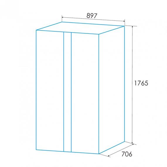 Edesa SBS ESS1833NF EX Frigorifico Americano Inox