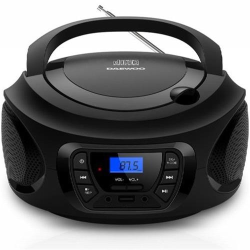 Daewoo DW3011 Radio CD, Bluetooth ,USB,  Ecualizador Negro