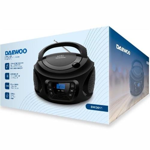 Daewoo DW3011 Radio CD, Bluetooth ,USB,  Ecualizador Negro