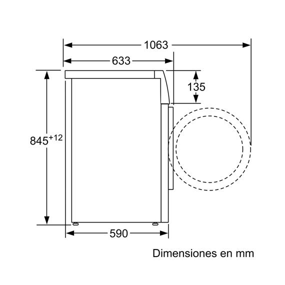Siemens WM14N290EP Lavadora 9KG Carga Frontal 1400r.p.m